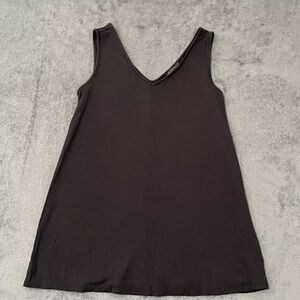 H by Halston Tank Top Womens XS Black Sleeveless Top Blouse Shirt Casual Basics